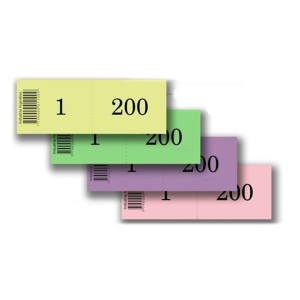 TALONARIO GUARDAROPAS 1-200